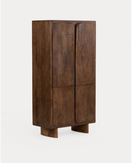 Armoire 4 Portes en Bois de Manguier Orlean