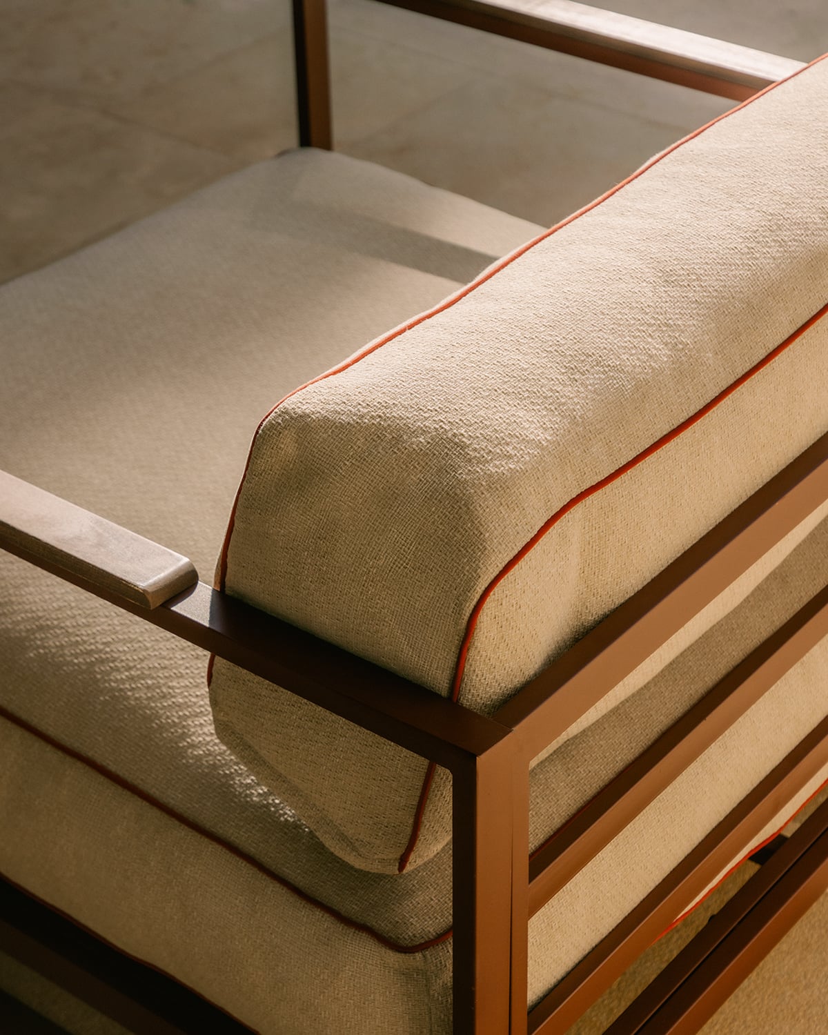 Fauteuil de Jardin en Métal et Tissu Kristen, image de la gelerie 3