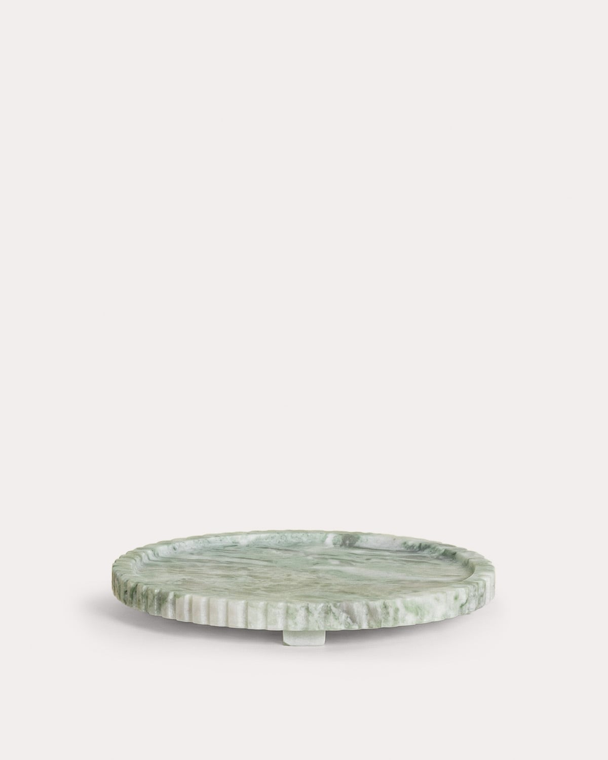 Plateau Décoratif Rond en Marbre Todra, image de la gelerie 1