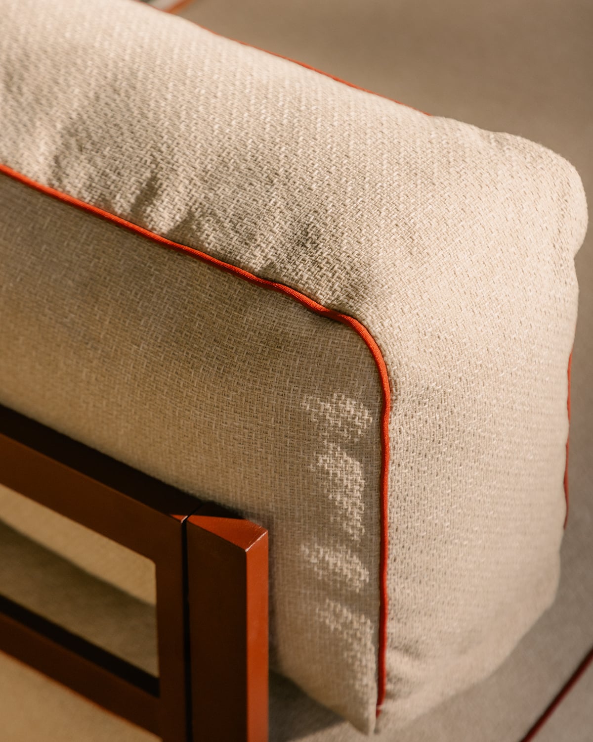 Canapé de Jardin Modulaire 3 Pièces avec 2 Modules d'Angle et un Module Central en Métal et Tissu Kristen, image de la gelerie 3