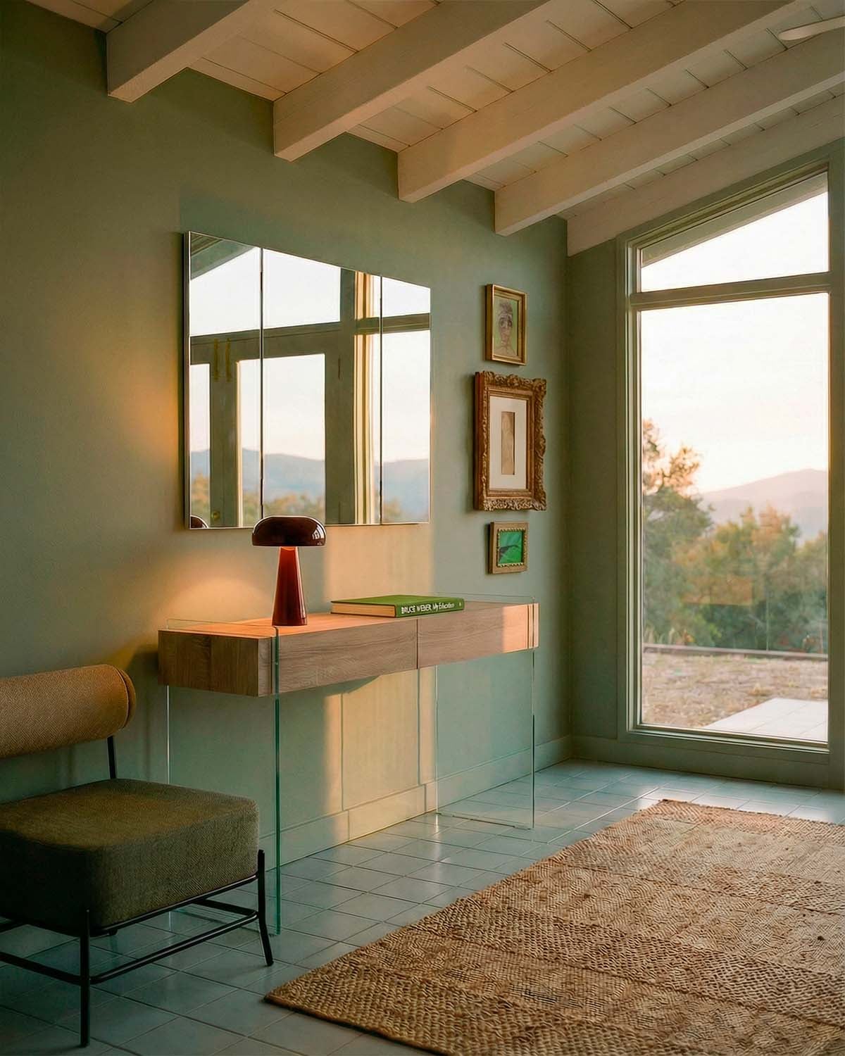 Console en Bois et Verre (110x40 cm) Galad, image de la gelerie 2