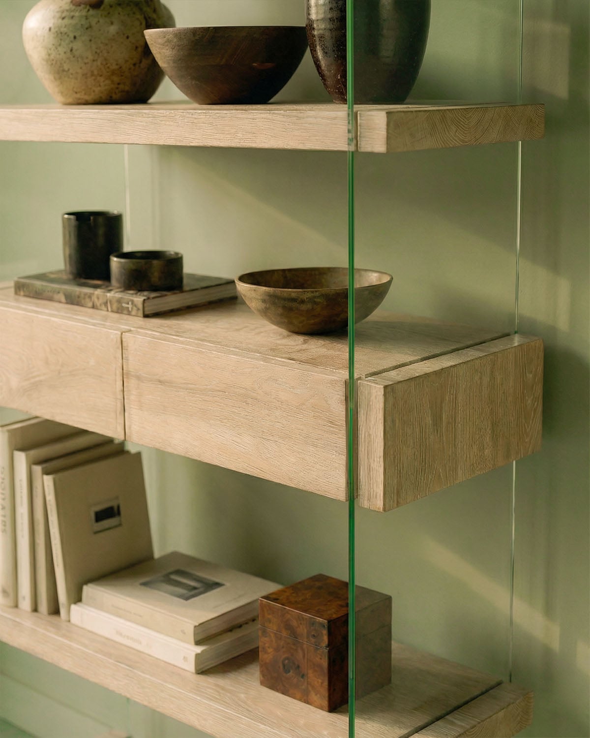 Etagère en Verre et Bois Layers, image de la gelerie 3