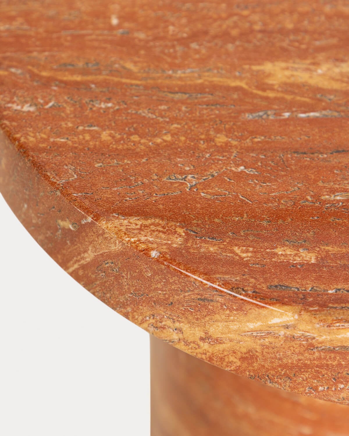 Table d'Appoint Ronde d'Extérieur en Béton (Ø45 cm) Mathis, image de la gelerie 5