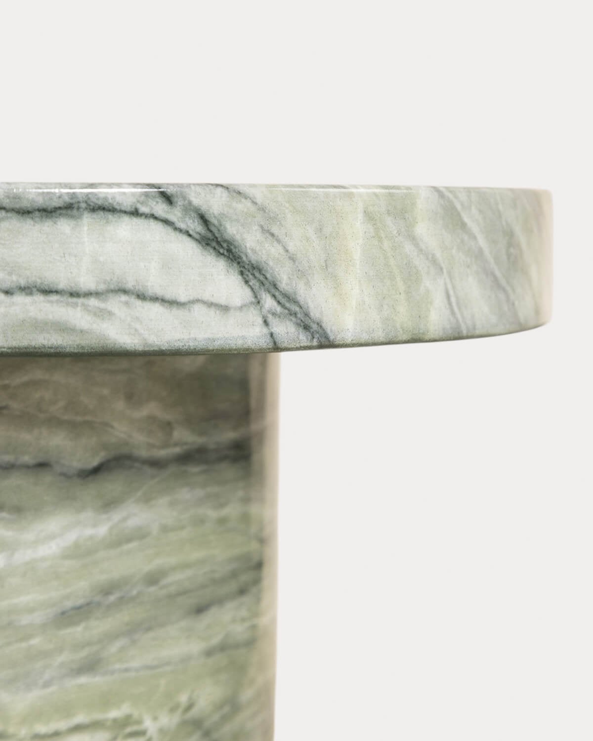 Table d'Appoint Ronde d'Extérieur en Béton (Ø45 cm) Mathis, image de la gelerie 5