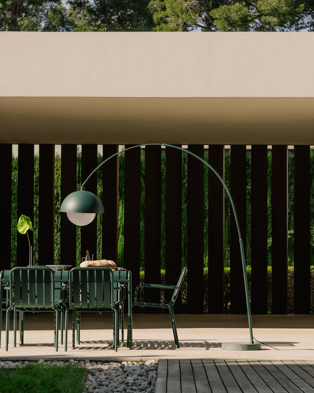 Lampadaire en Métal et Marbre Vivier, image de la gelerie 2