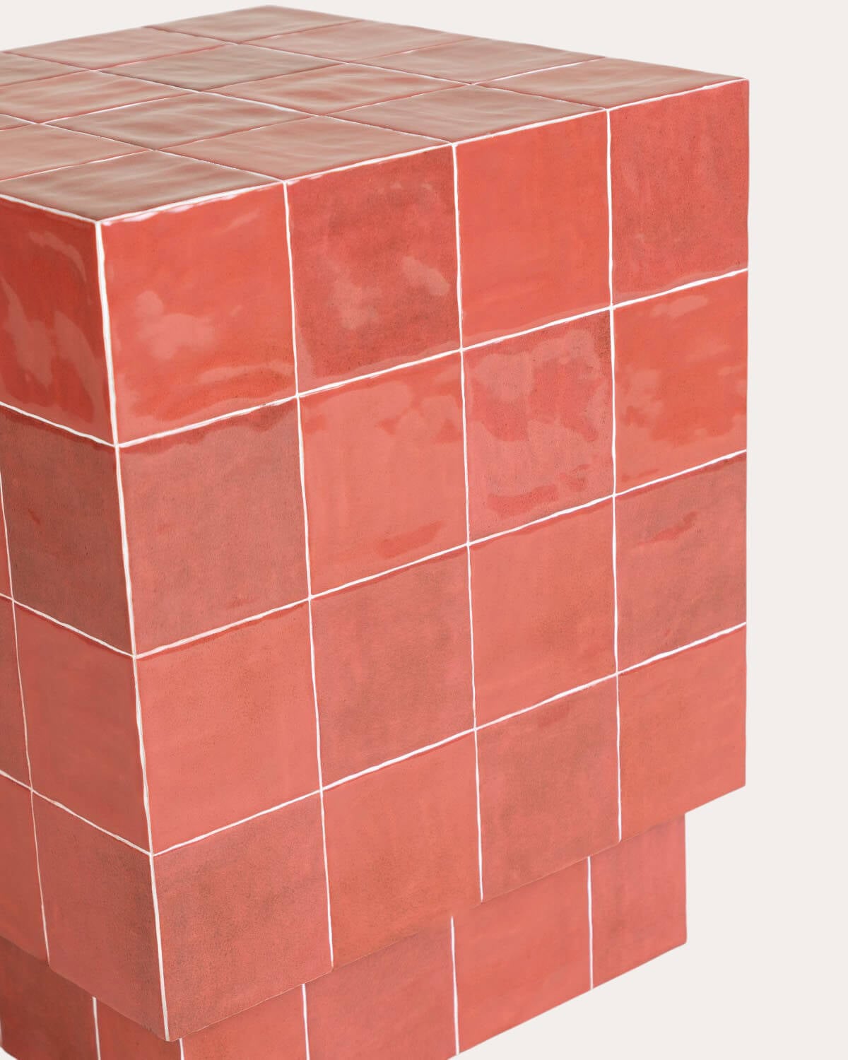 Table d'Appoint Carrée d'Extérieur en Céramique et Béton (40x40 cm) Nilsi, image de la gelerie 5