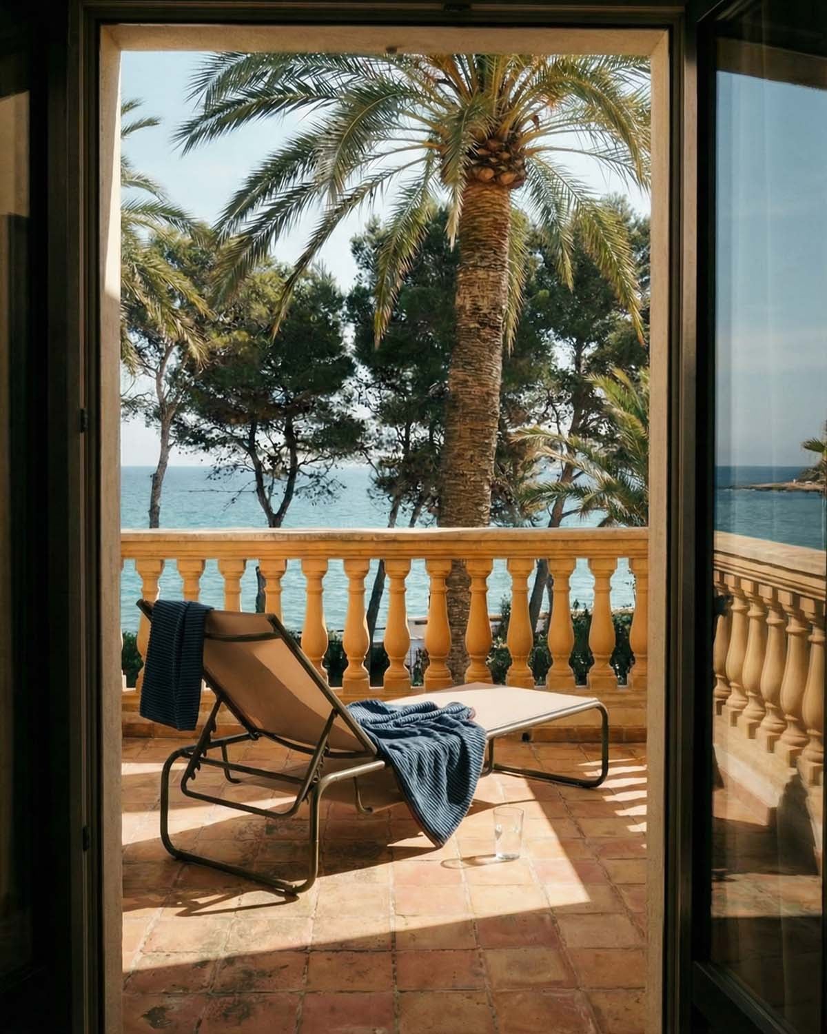 Pack 2 Chaises Longues Inclinables en Métal et Tissu Ohiane, image de la gelerie 2