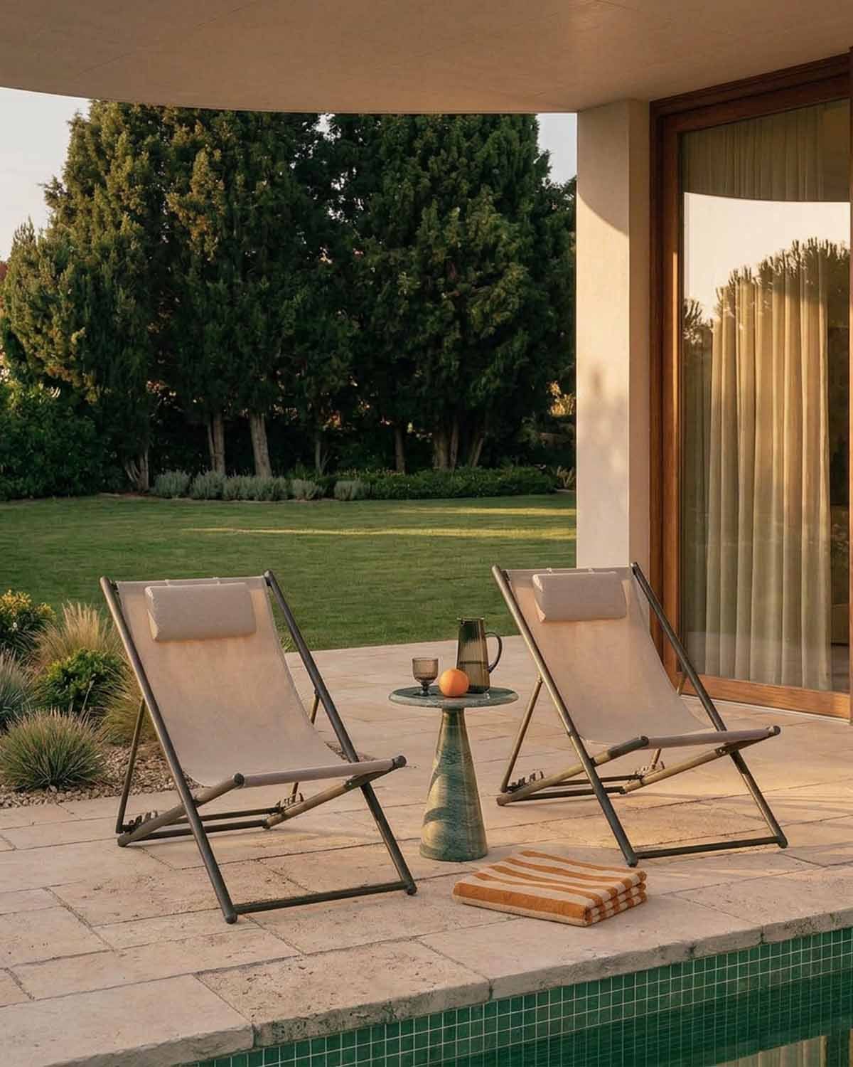 Pack 2 Hamacs Inclinables en Métal Ohiane, image de la gelerie 2