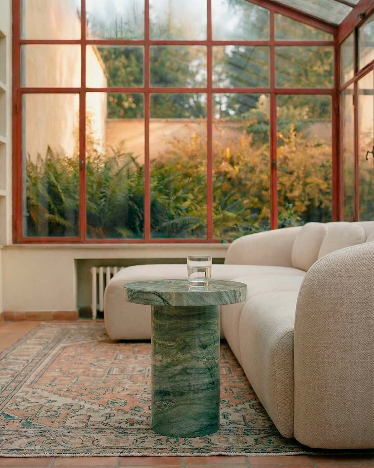 Table d'Appoint Ronde en Béton (Ø45 cm) Mathis, image de la gelerie 2