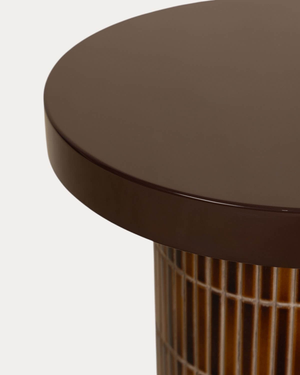 Table d'Appoint Ronde d'Extérieur en Béton (Ø45 cm) Banus, image de la gelerie 6