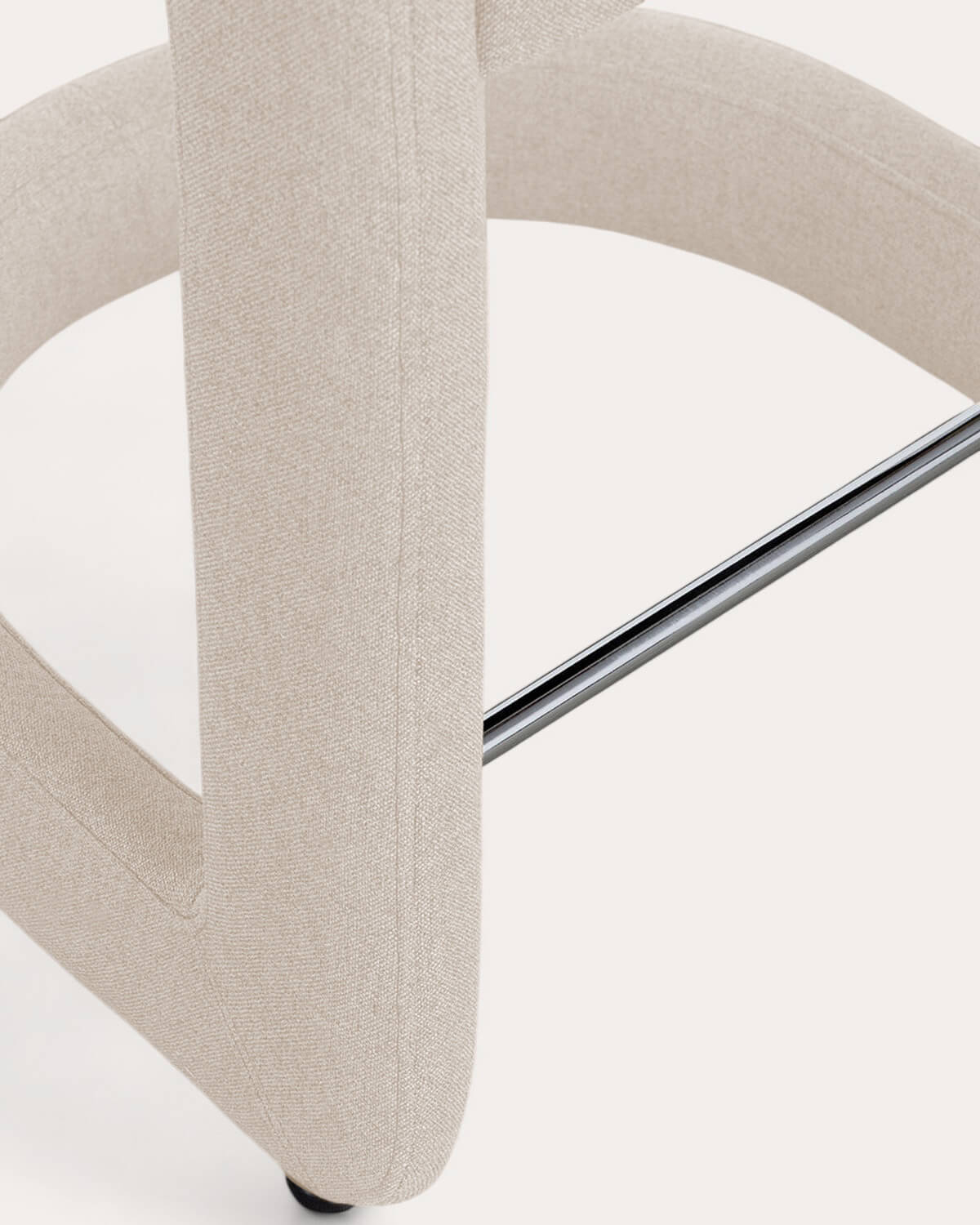 Tabouret de bar 65 cm en tissu Winsi, image de la gelerie 5
