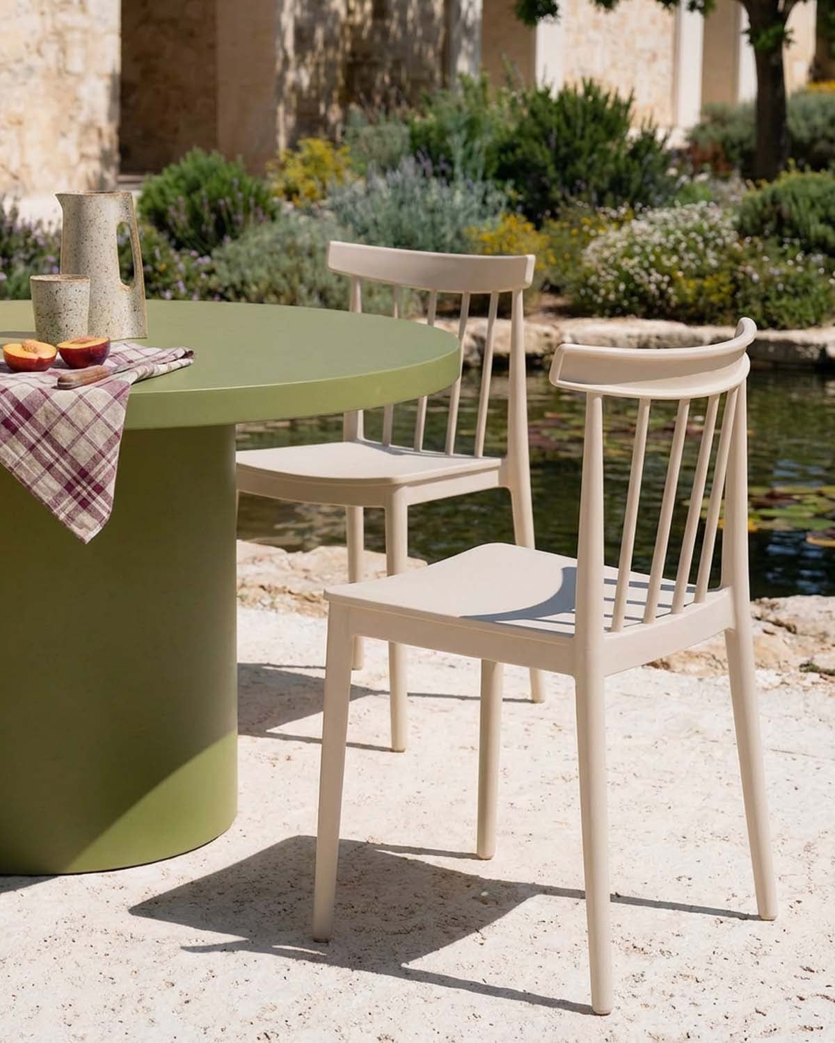 Pack 2 Chaises d'Extérieur en Polypropylène Sunty, image de la gelerie 2