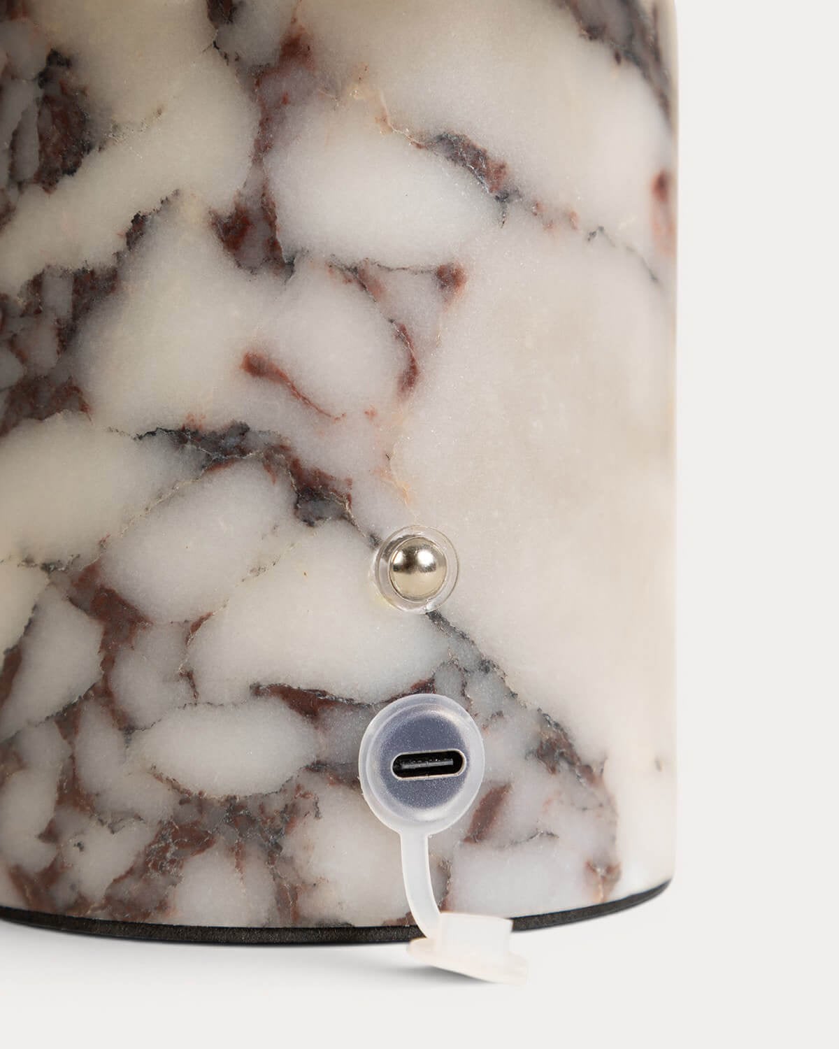 Lampe de Table LED sans Fil d'Extérieur en Marbre et Métal Obely, image de la gelerie 10