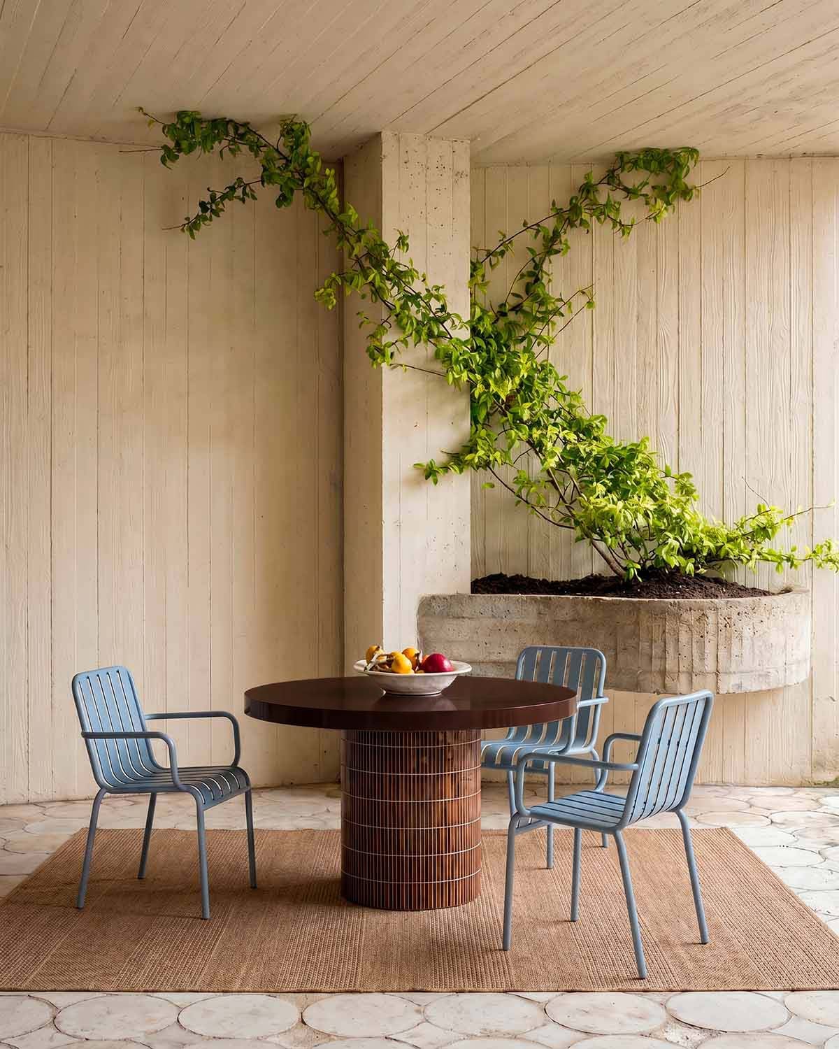 Table Ronde d'Extérieur en Béton (Ø120 cm) Banus, image de la gelerie 2