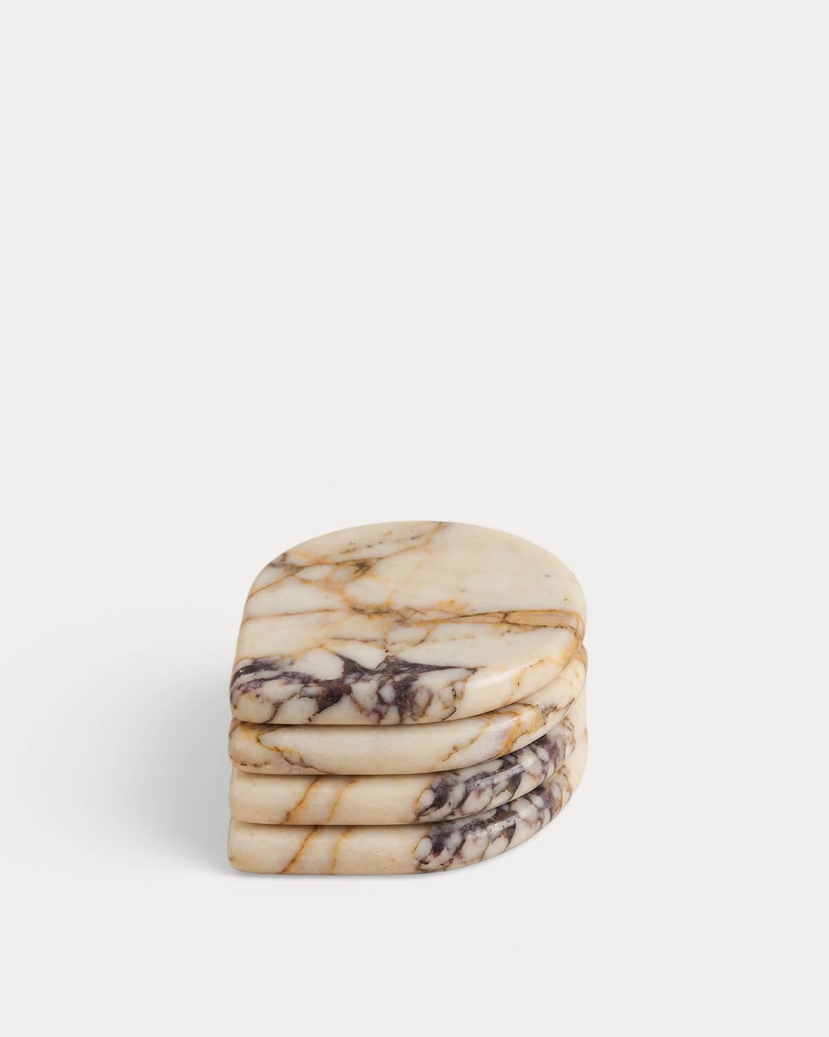 Set de 4 Sous-Verres Ronds en Marbre Hatem, image de la gelerie 1