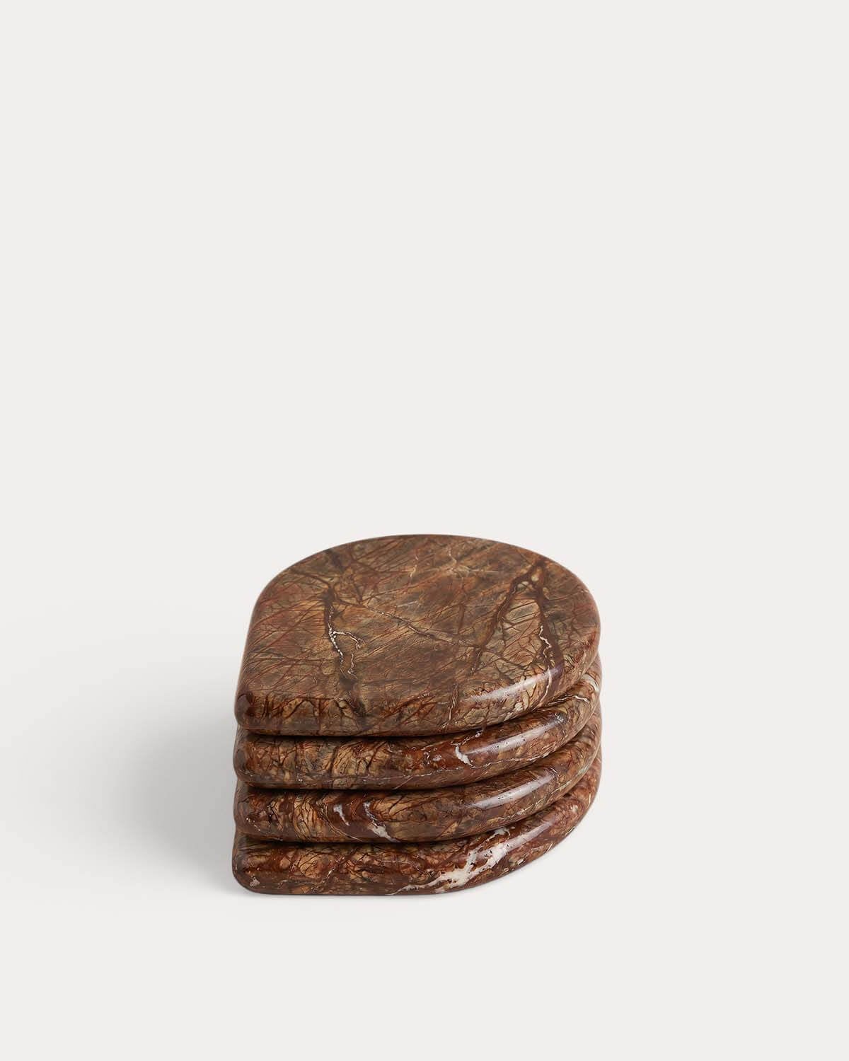 Set de 4 Sous-Verres Ronds en Marbre Hatem, image de la gelerie 1