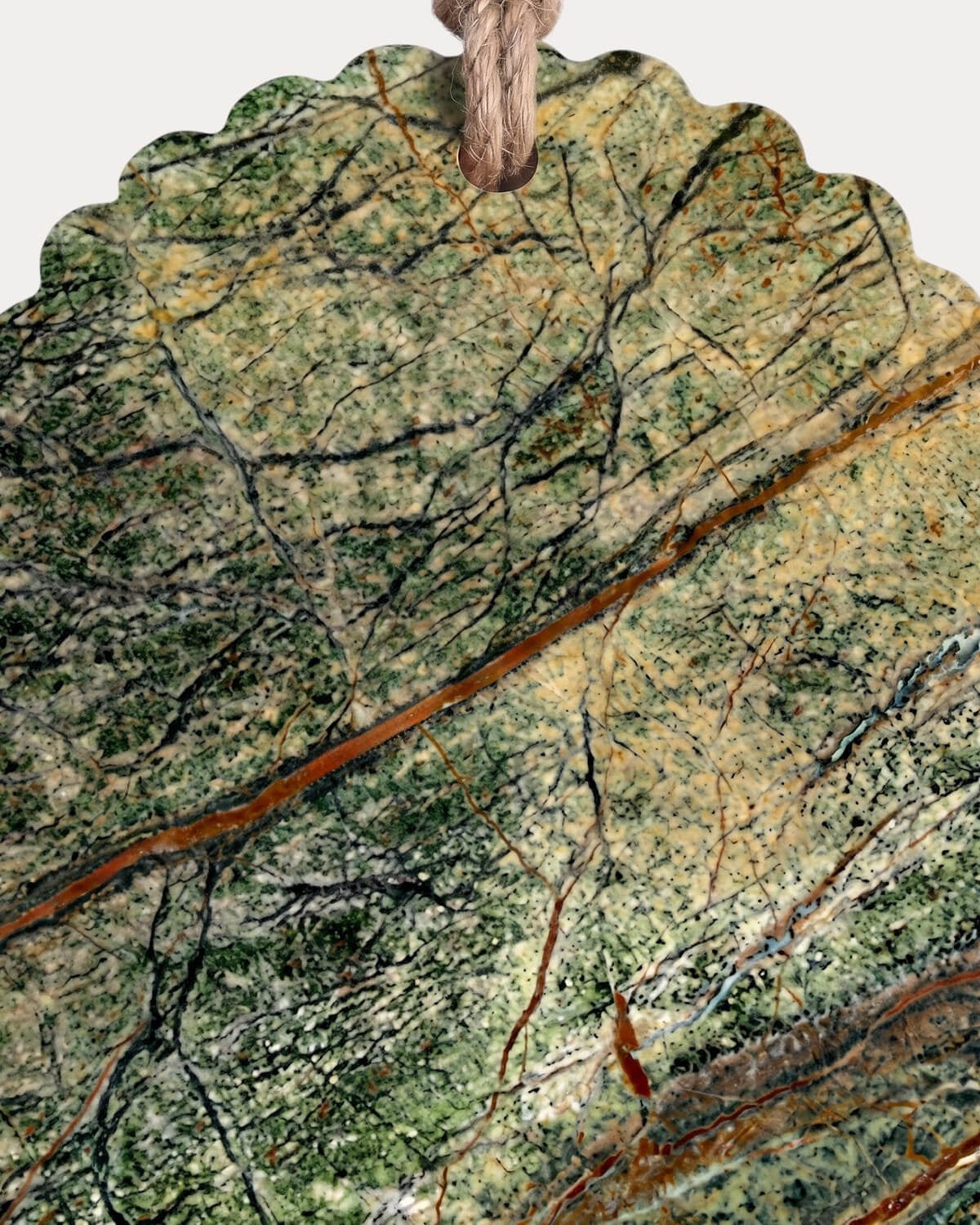 Planche à Découper et à Servir Ovale en Marbre (30x15 cm) Volga, image de la gelerie 5