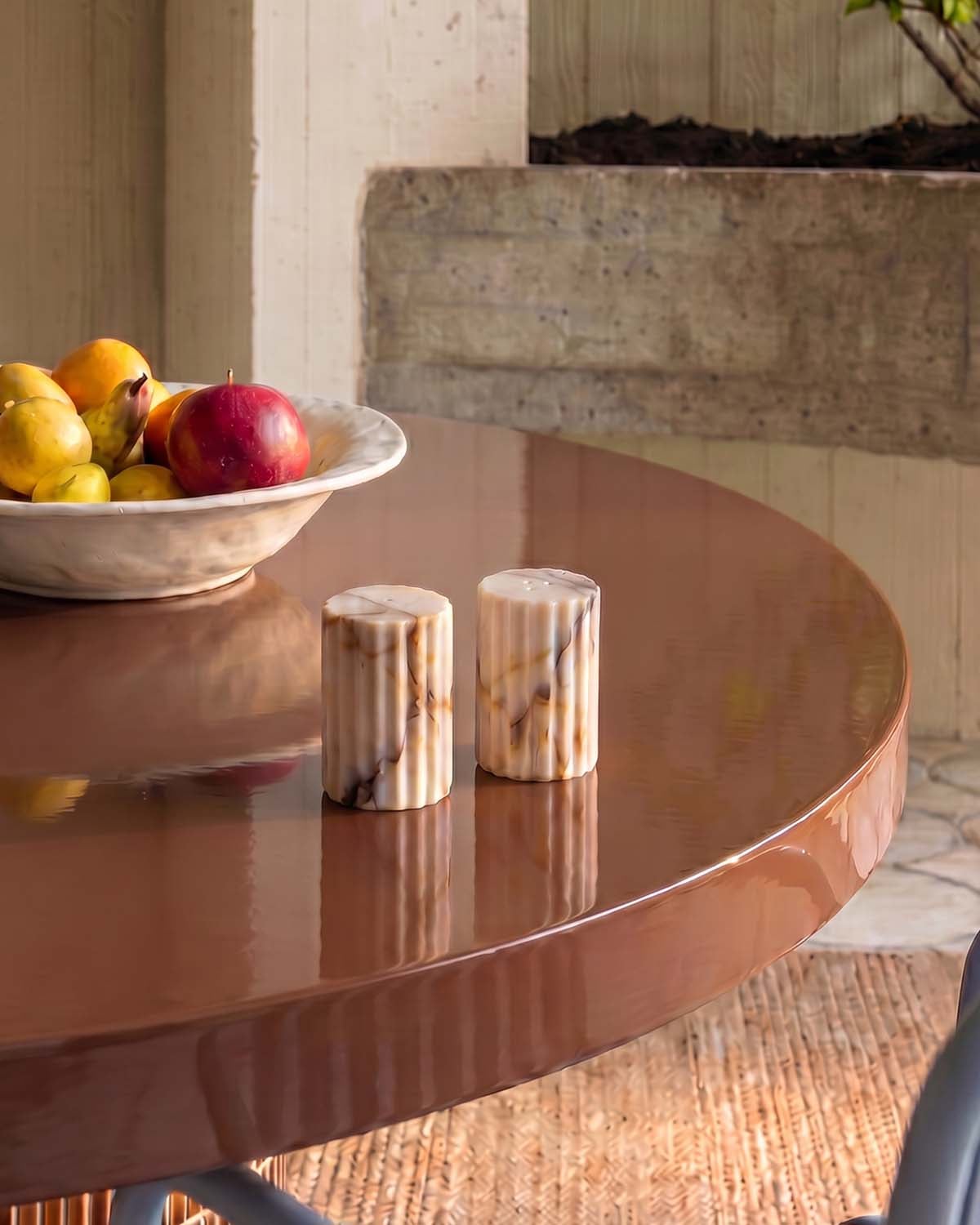 Set de Salière et Poivrière en Marbre Brawley, image de la gelerie 2