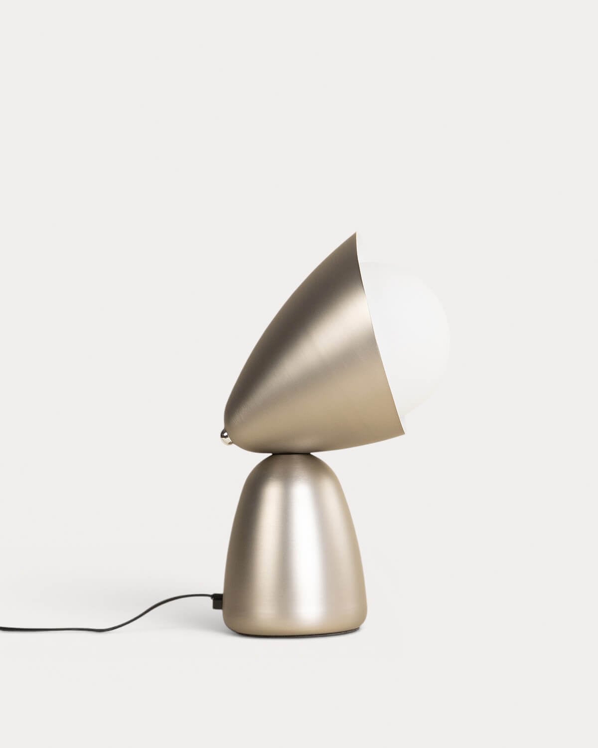 Lampe de table en métal et verre Lucita, image de la gelerie 5