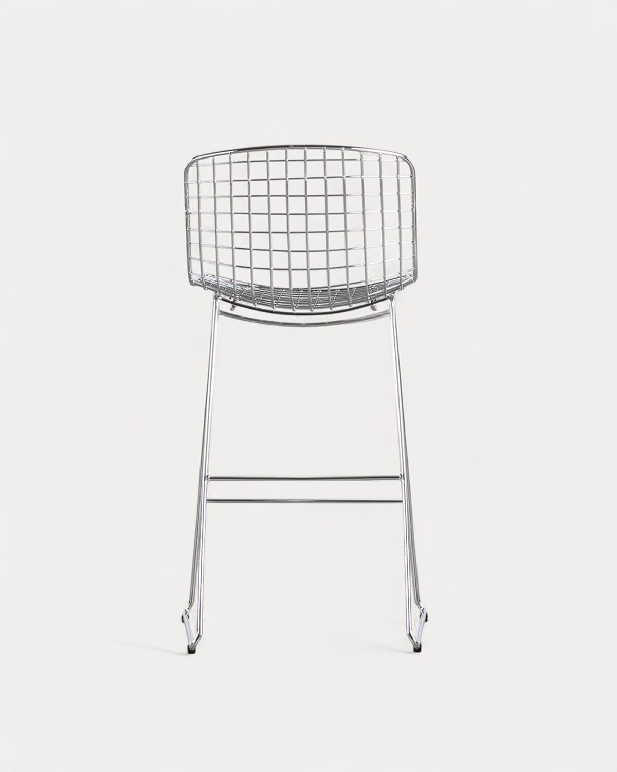 Tabouret Haut en Métal (66 cm) Dossier Bas Aras, image de la gelerie 9