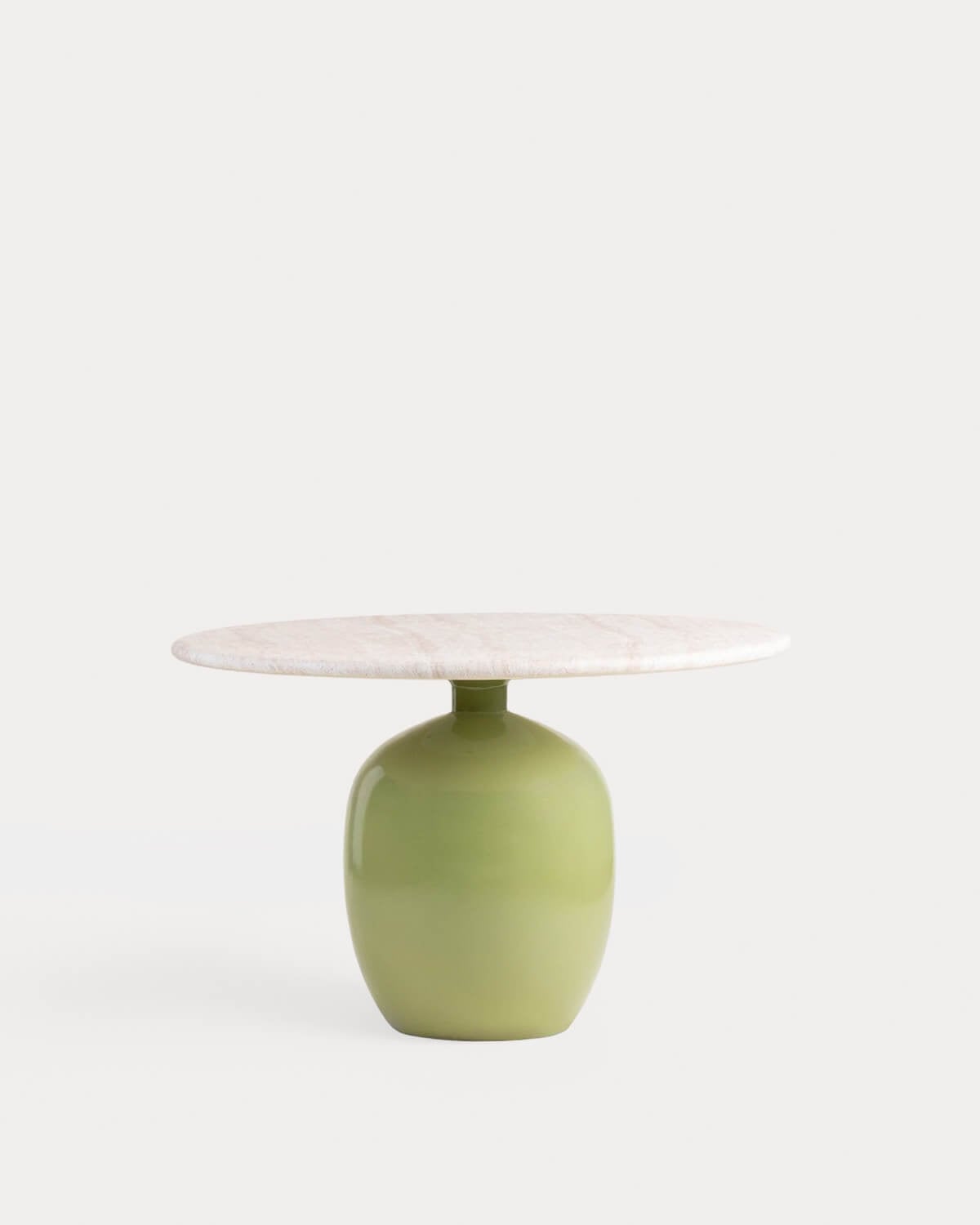 Table de Salle à Manger ronde en Ciment (Ø120 cm) Uxue, image de la gelerie 1