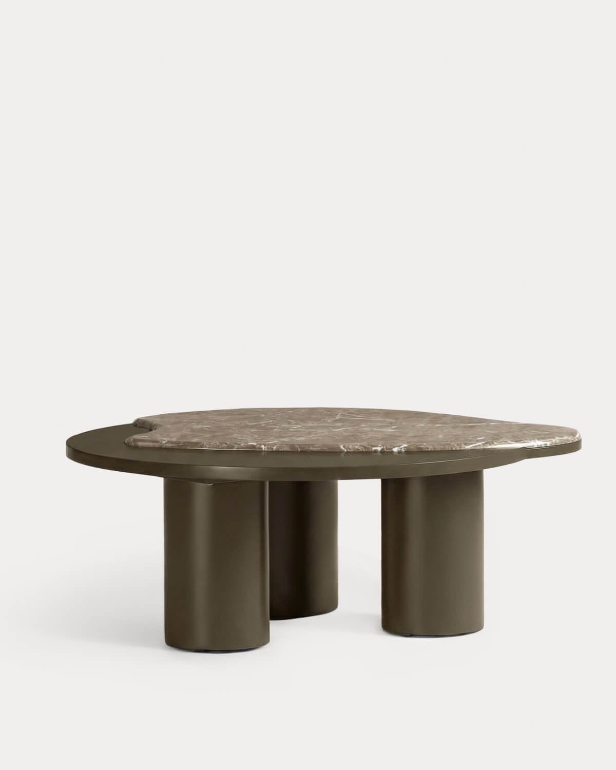 Table Basse en Marbre et Bois (80x73 cm) Zenia, image de la gelerie 5