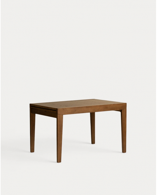 Table extensible rectangulaire 120-240x90 cm de salle à manger en bois Ronny