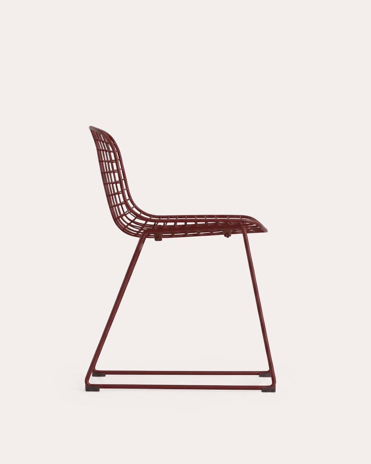 Pack 4 Chaises de Salle à Manger en Métal Dossier Bas Aras , image de la gelerie 2