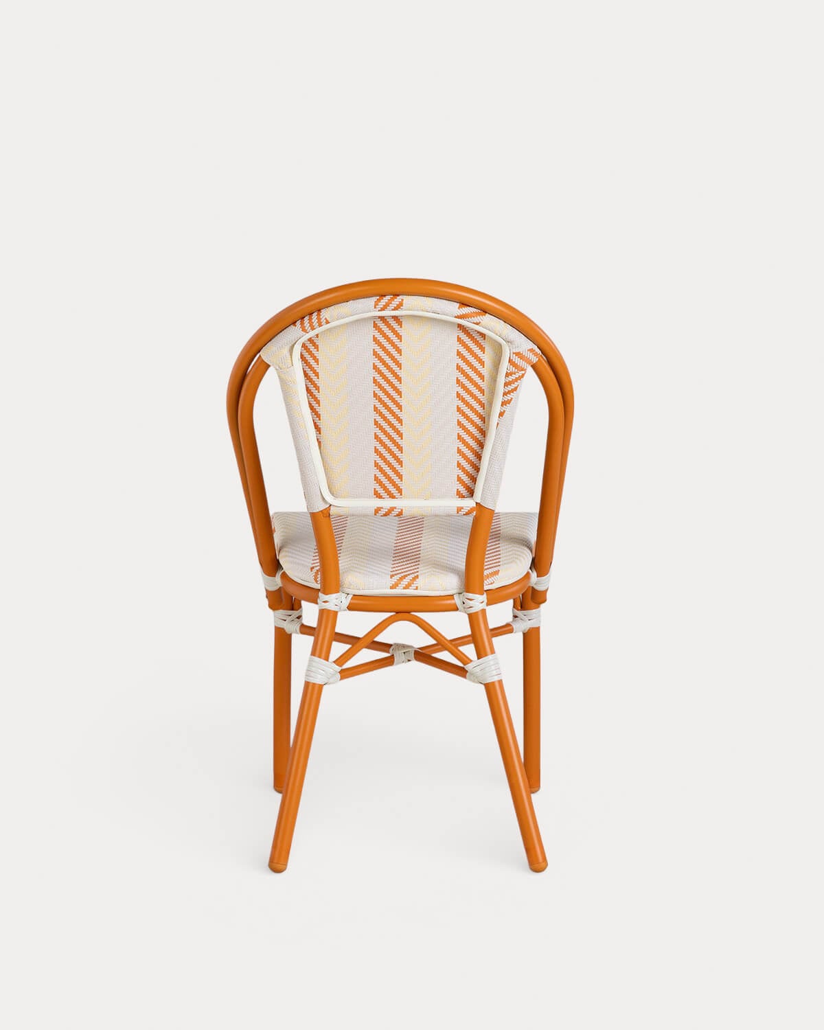 Pack 4 Chaises d'Extérieur en Aluminium et Rotin Synthétique Yona Bistro, image de la gelerie 5