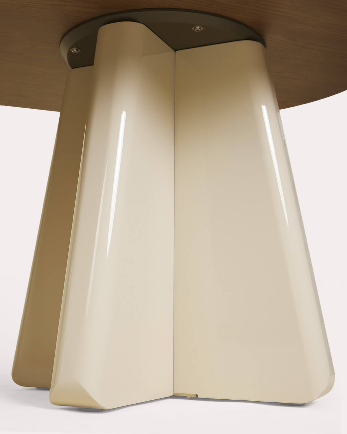 Table de salle à manger ovale 220x110 cm en bois Roxenna, image de la gelerie 5