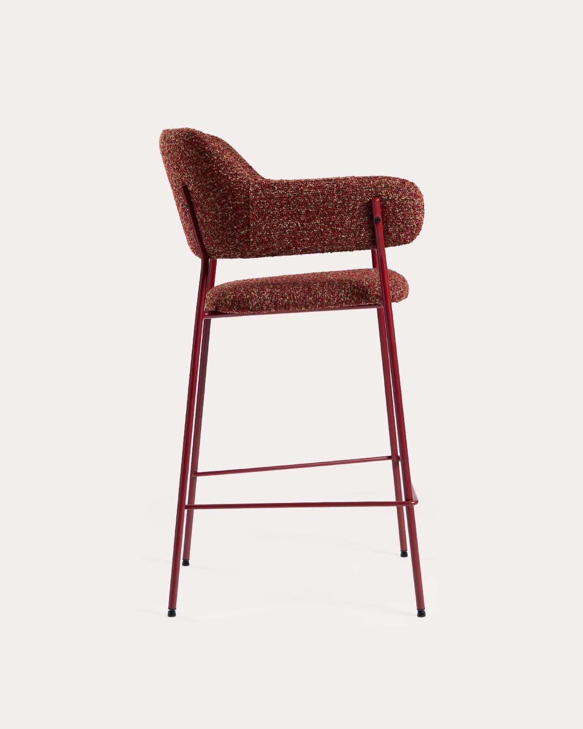 Tabouret Haut en Tissu et Métal Stana, image de la gelerie 2