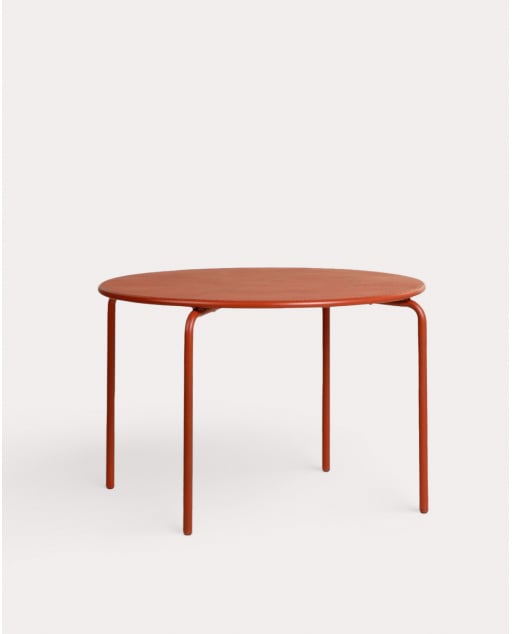 Table Ronde d'Extérieur en Métal (Ø110 cm) Dorothea