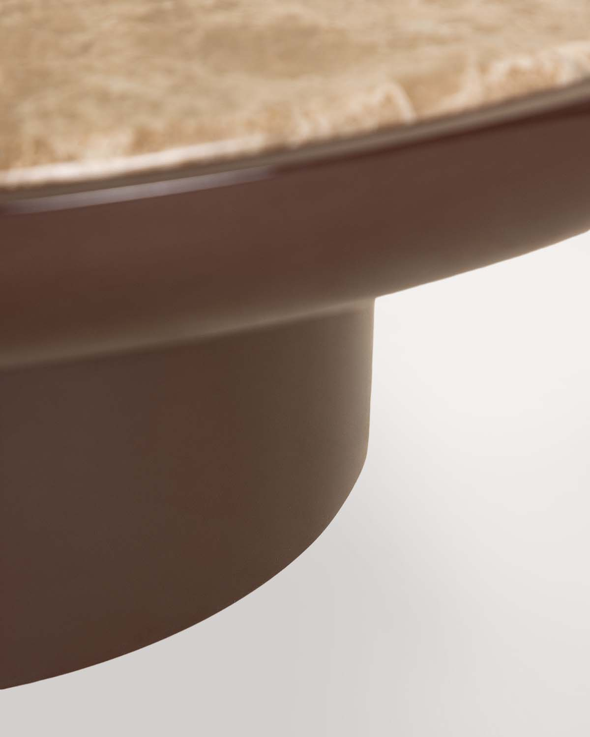 Table basse ronde Ø80 cm en marbre Catrina, image de la gelerie 3
