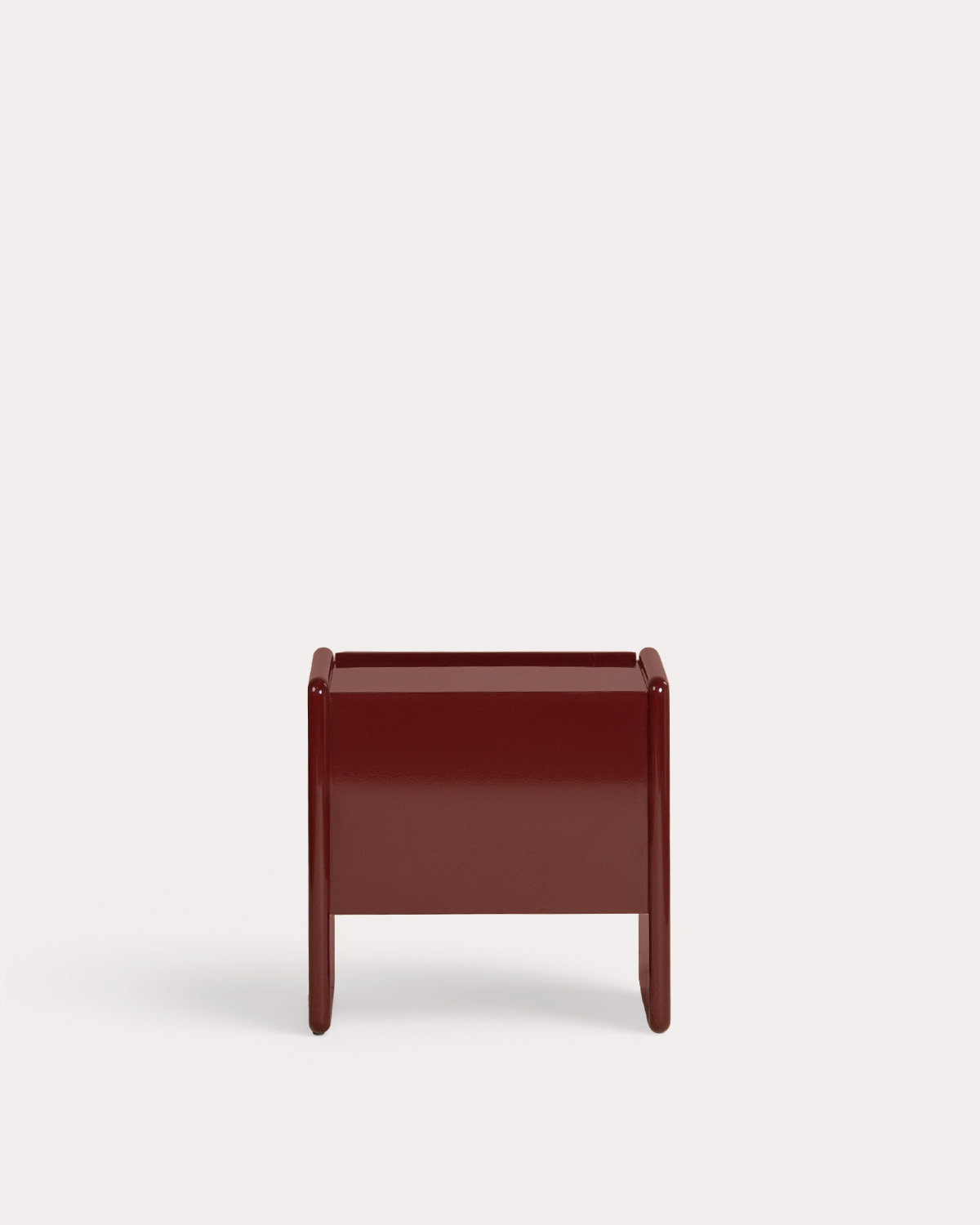 Table de chevet rectangulaire 50x40 cm avec 2 tiroirs en bois Alaudi, image de la gelerie 5