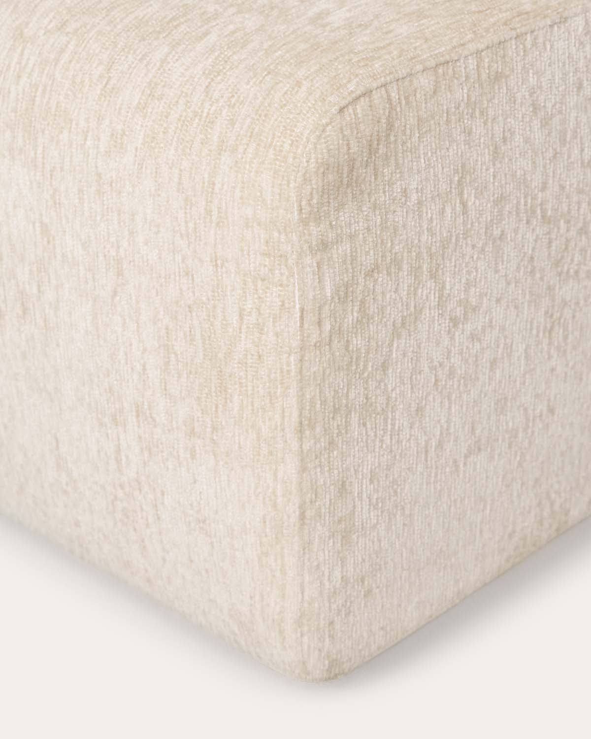Canapé Modulaire 3 Pièces sous Vide avec 2 Modules d'Angle, un Module Central et un Pouf en Tissu Rhys, image de la gelerie 8