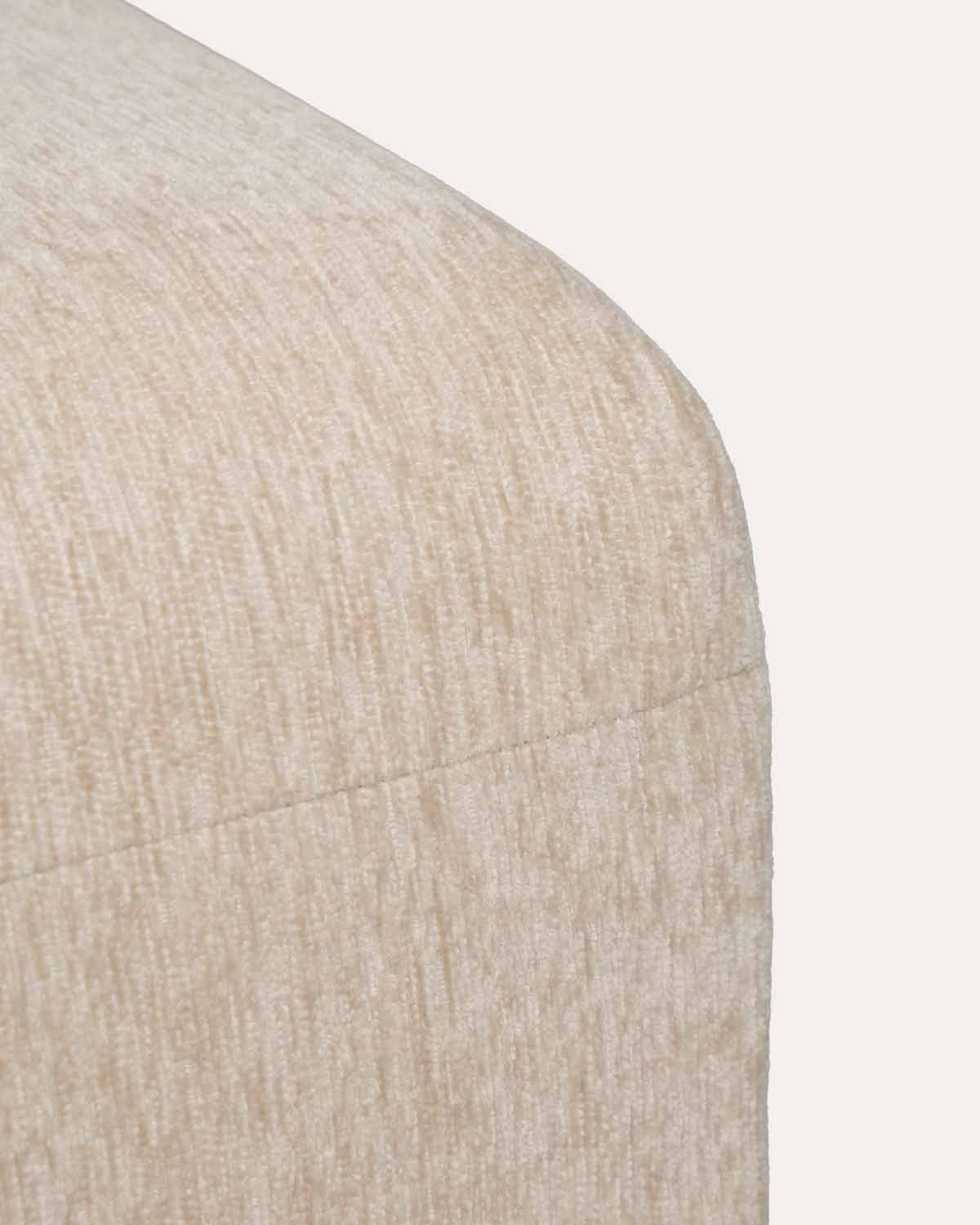 Canapé Méridienne Modulaire Emballé sous Vide avec Pouf en Tissu Rhys, image de la gelerie 5
