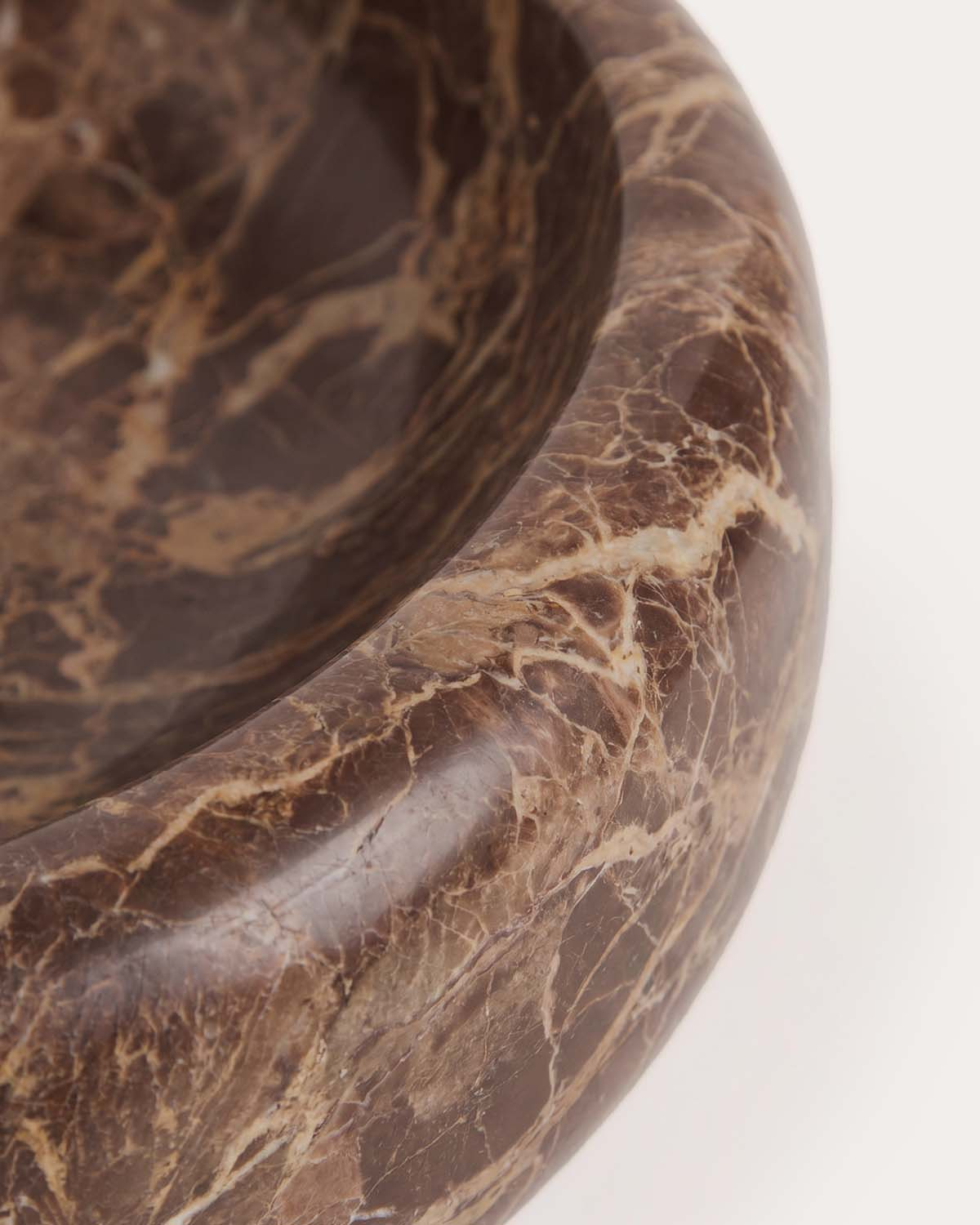 Lavabo rond Ø42 cm en marbre Saskia, image de la gelerie 6
