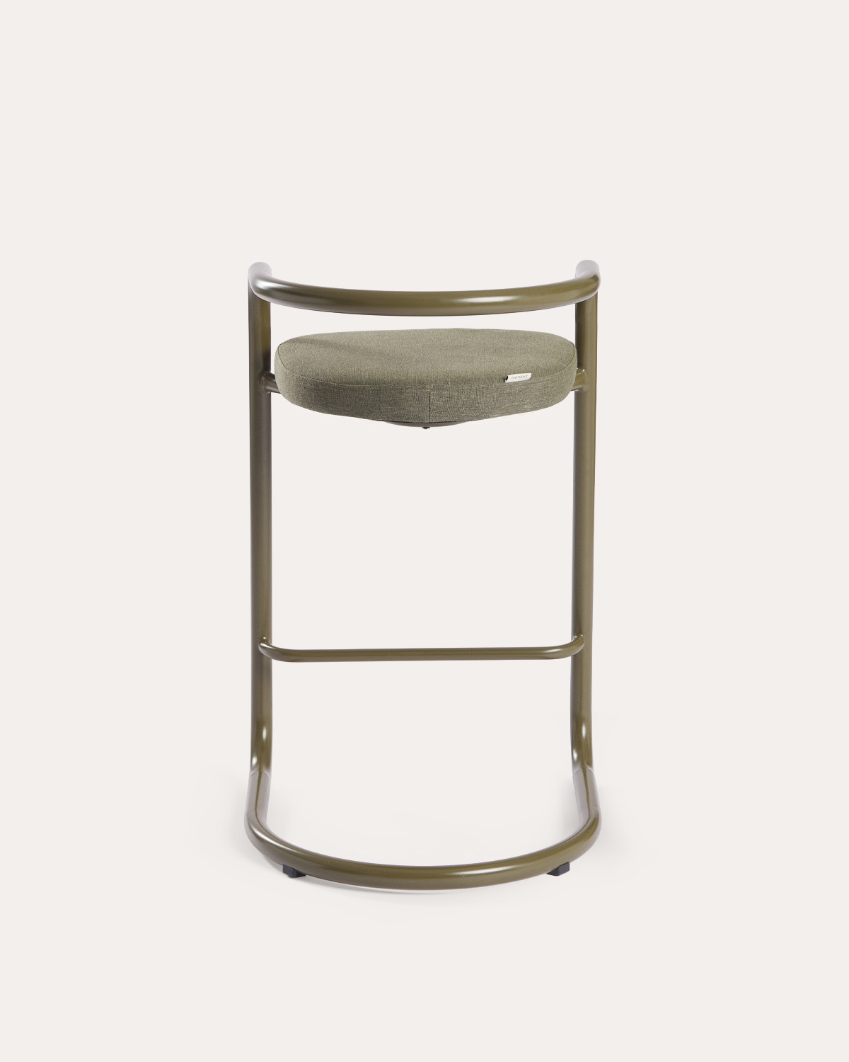 Tabouret Haut d'Extérieur en Métal et Tissu Aryo, image de la gelerie 3