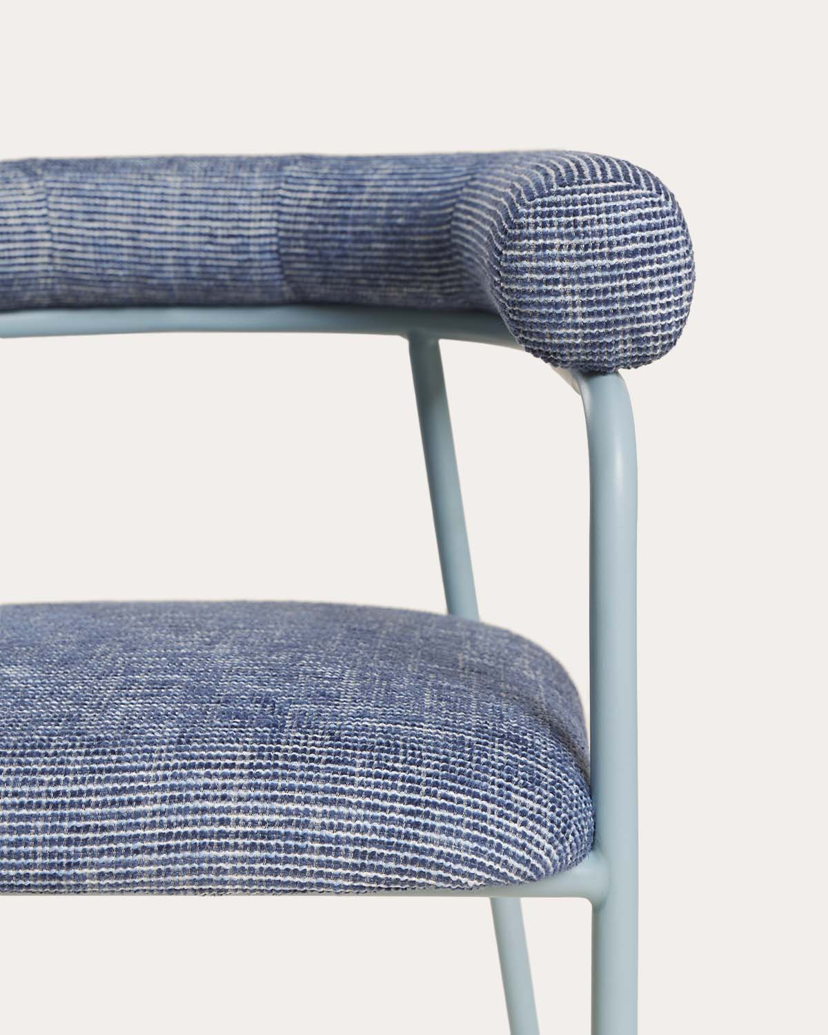 Chaise de Salle à Manger en Métal et Tissu Eiprel, image de la gelerie 5