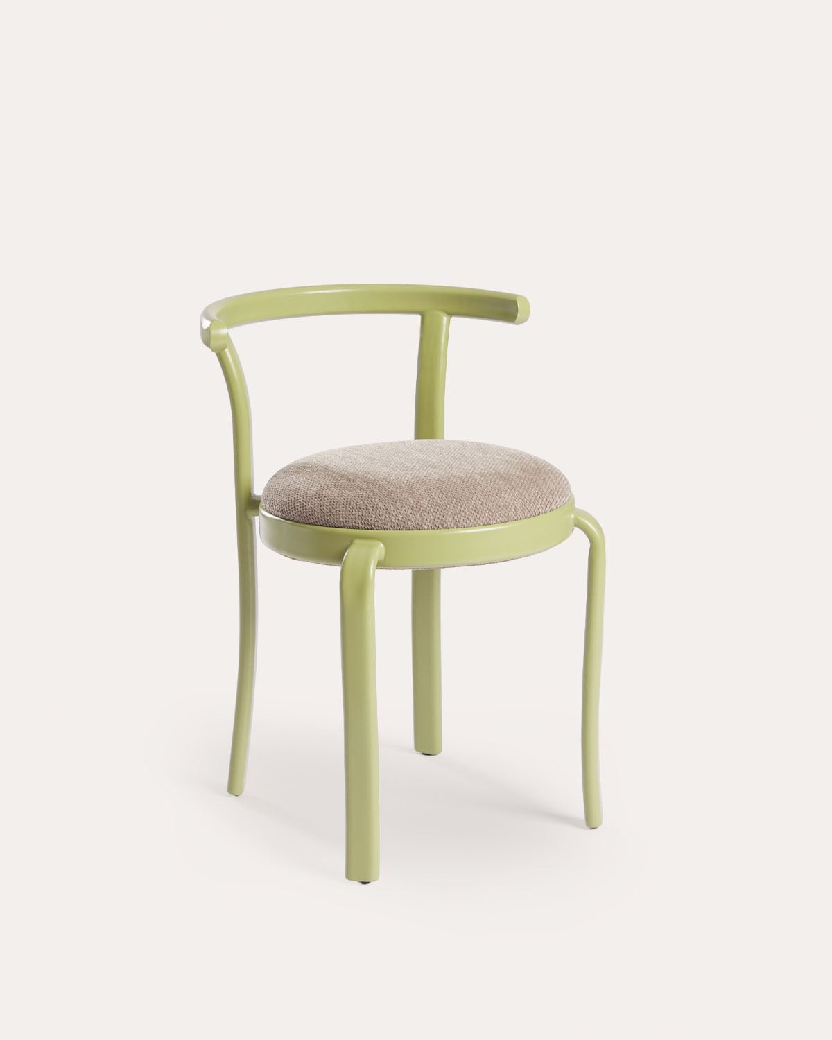 Chaise de salle à manger en métal et tissu Biterit, image de la gelerie 1