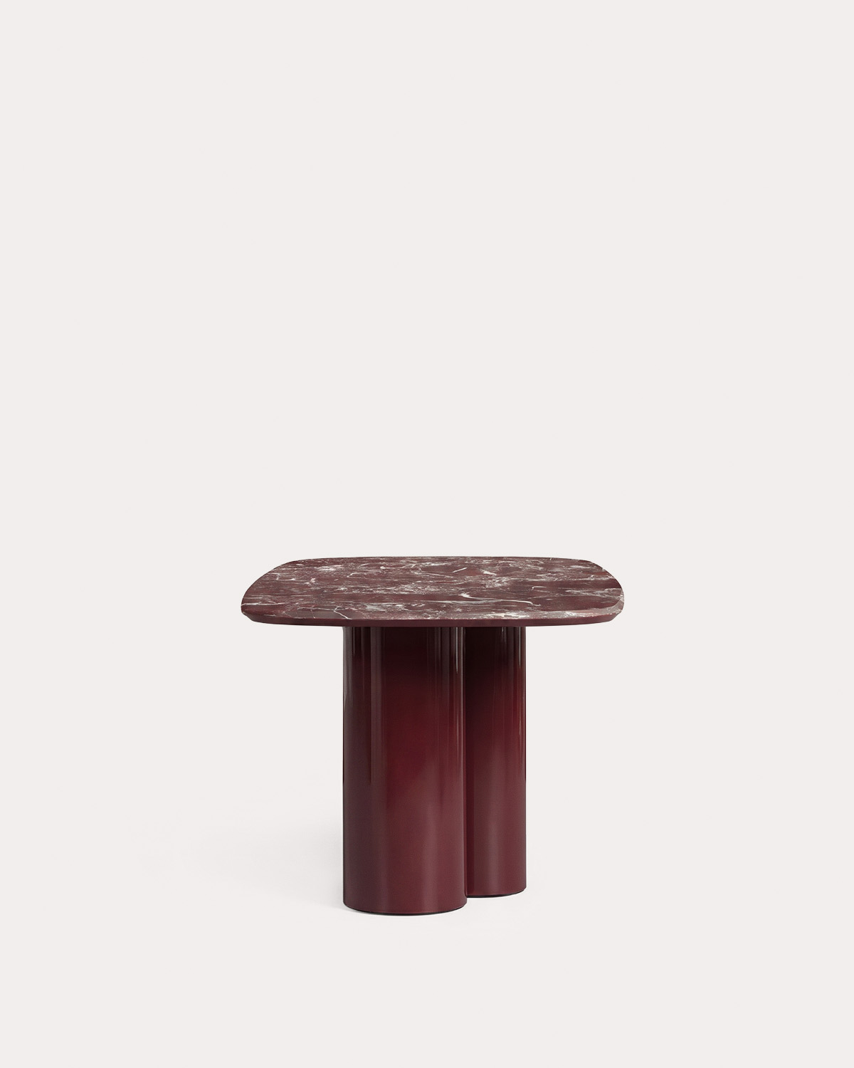 Table de salle à manger rectangulaire 220x100 cm en marbre et bois Basty, image de la gelerie 5
