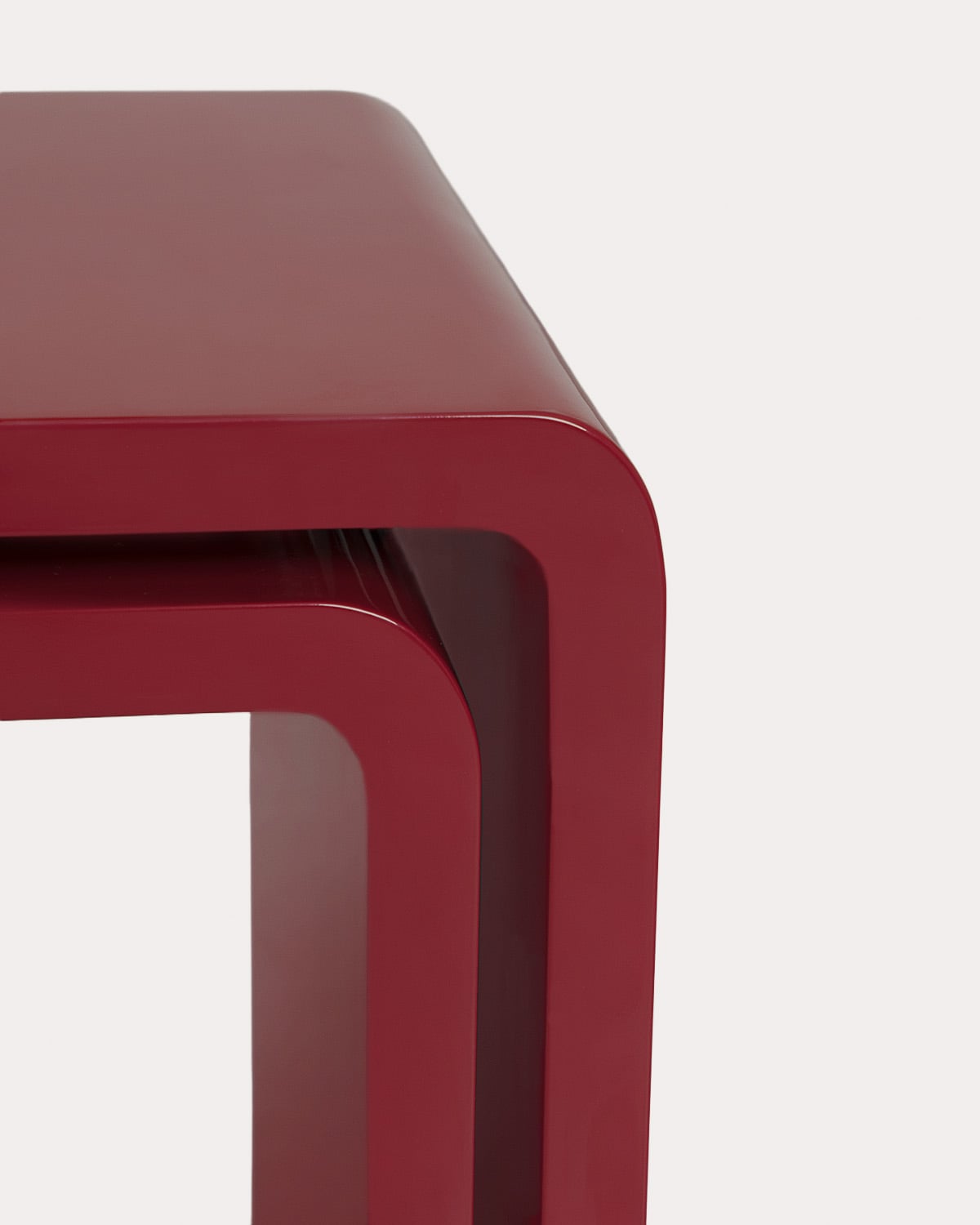 Ensemble de 2 tables d'appoint gigognes en bois Morna, image de la gelerie 5