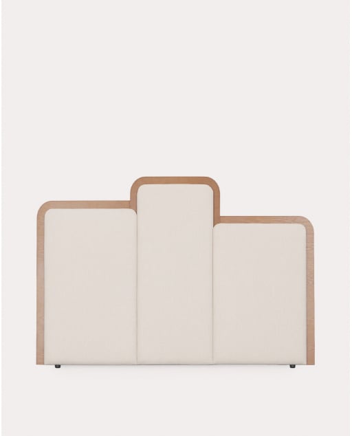 Tête de Lit en Bois et Tissu (120x180 cm) Saulo