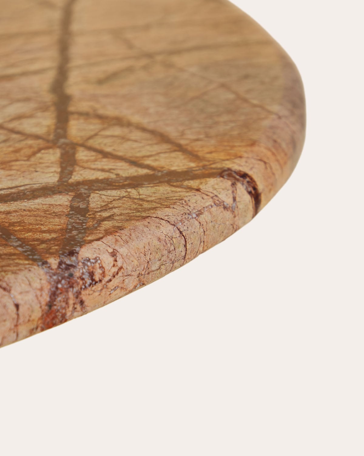 Table basse ronde Ø80 cm en marbre et bois de manguier Erato, image de la gelerie 5