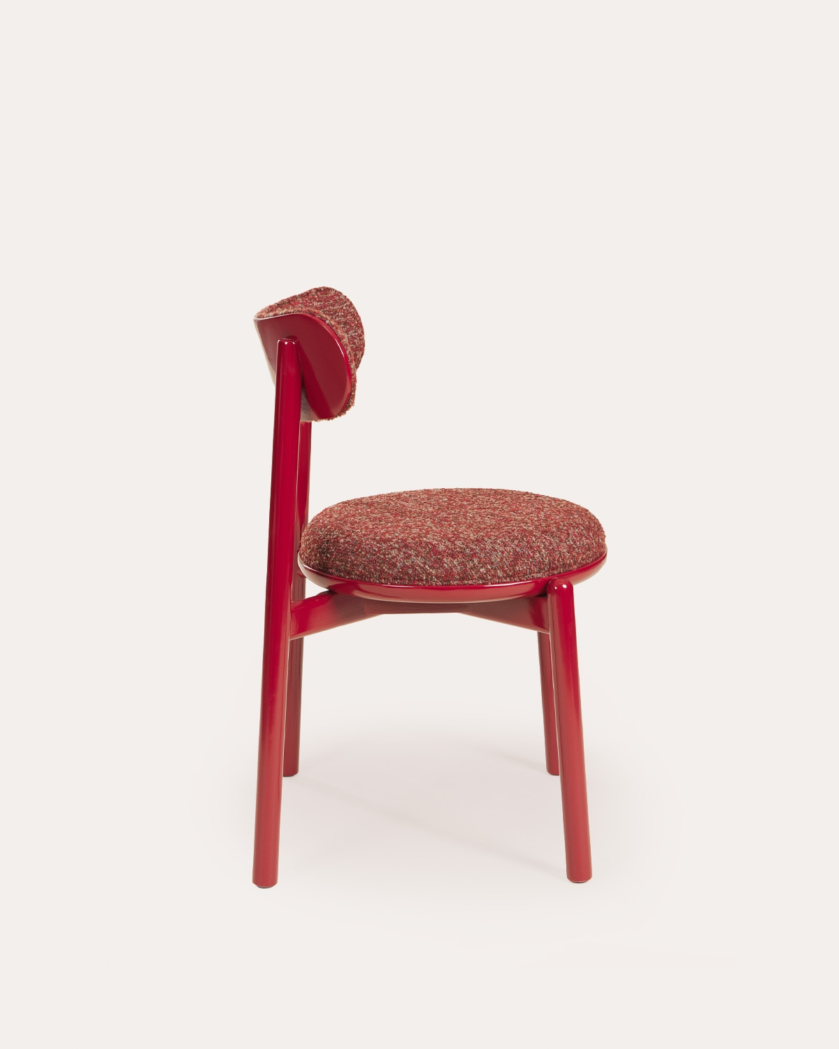 Chaise de salle à manger Senmad en chêne et tissu, image de la gelerie 2