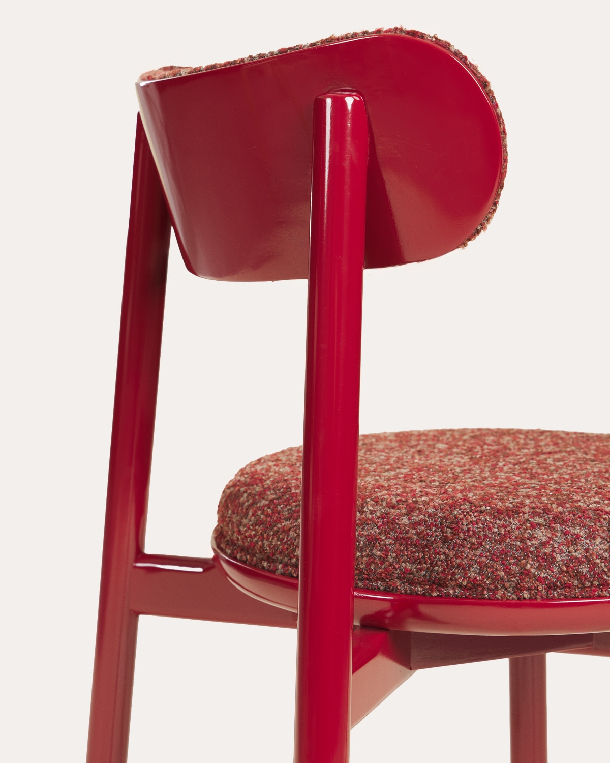 Chaise de salle à manger Senmad en chêne et tissu, image de la gelerie 5