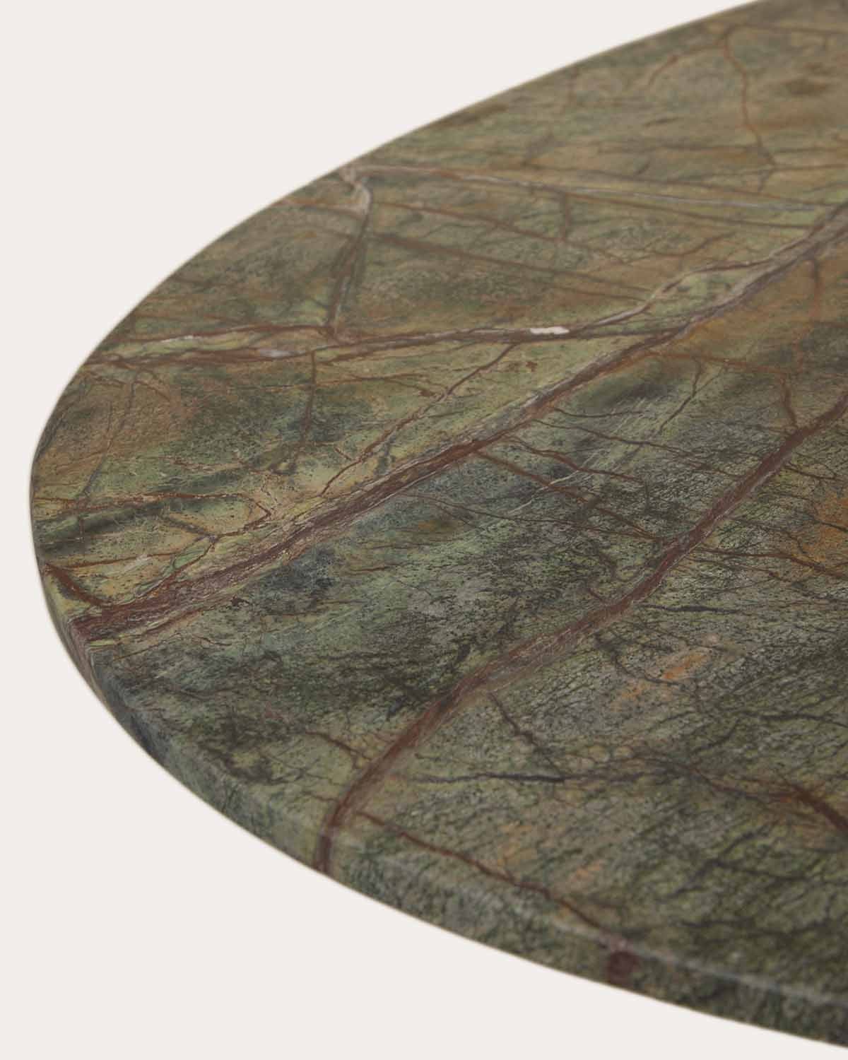 Table de salle à manger ovale en marbre 220x110 cm Kyota, image de la gelerie 7