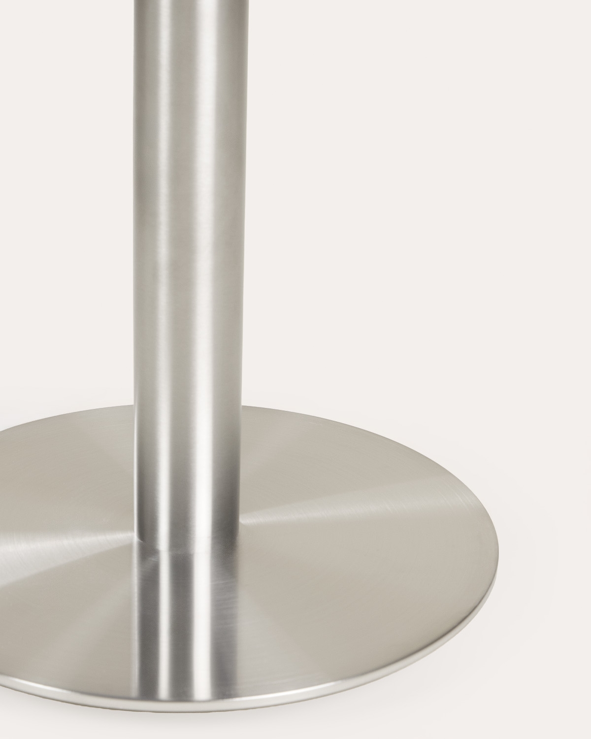 Table de salle à manger ronde Ø70 cm en bois et métal Miwel , image de la gelerie 6
