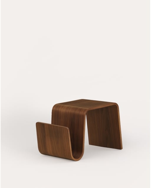 Table d'appoint rectangulaire en bois 62x35 cm Shanger