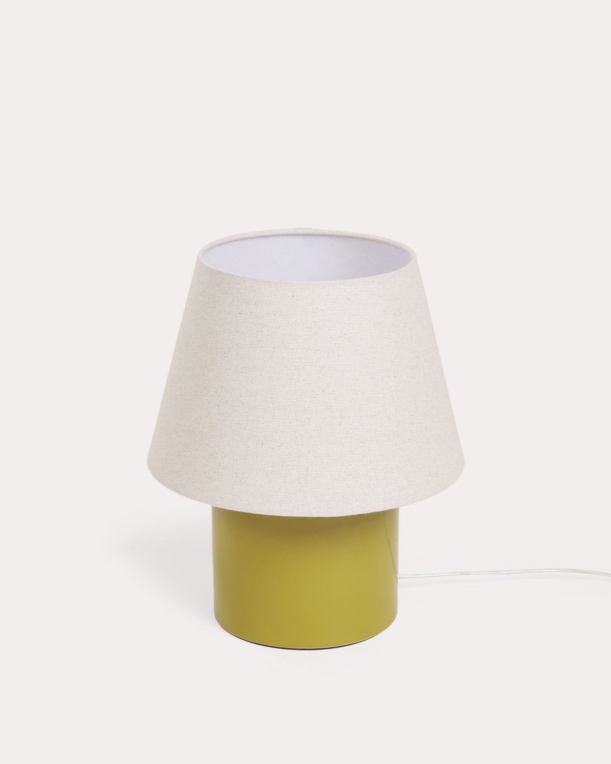 Lampe de table en céramique et tissu Haruo, image de la gelerie 1